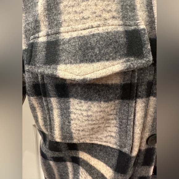 Rails Jaro Jacket Plaid Oversized Buffalo Print Coat Cozy Shacket L - Picture 11 of 14
